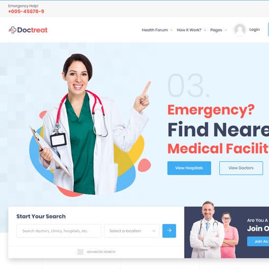 Doctreat - Doctors Directory WordPress Theme